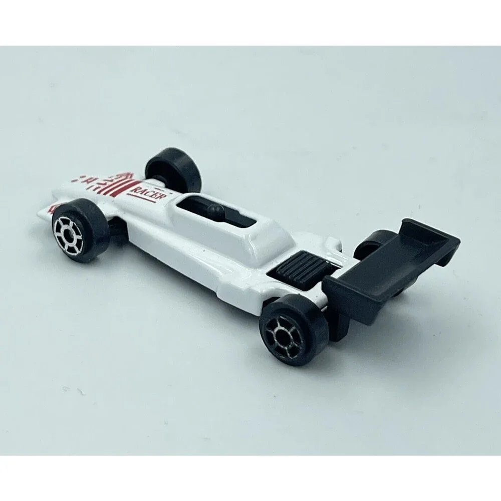 Vintage Race Toys Metal White Race Car NO.11